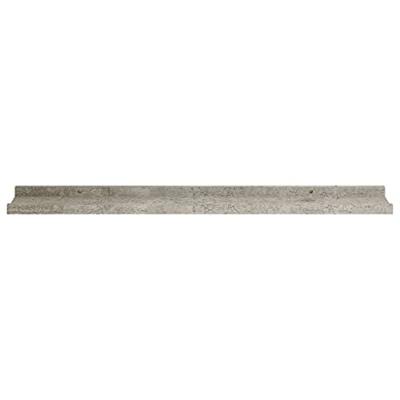 Wandschappen 2 st 80x9x3 cm betongrijs Wandschappen 2 st 80x9x3 cm betongrijs