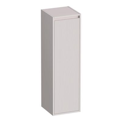 Brauer Adore - Wavy - Hoge Kast - 120 cm - 1 Deur - Greeploos - Linksdraaiend - Mat Zand