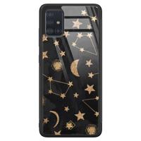 Samsung Galaxy A51 glazen hardcase - Counting the stars - thumbnail