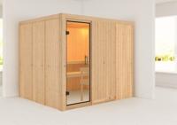 Karibu | Gobin Sauna | Helderglas Deur - thumbnail