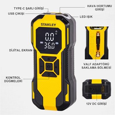 Oplaadbare compressor 12V SXIF0101 STANLEY
