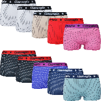 Gianvaglia 10-pak dames short - Dots-2 - Multipack dames boxershorts - Goedkoop ondergoed - onderbroeken - thumbnail