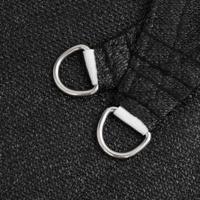 Zonnezeil 160 g/m² driehoekig 3x4x4 m HDPE zwart - thumbnail