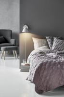 Wandlamp slaapkamer &apos;Strap 15&apos; wit GU10 metaal leer DFTP - thumbnail