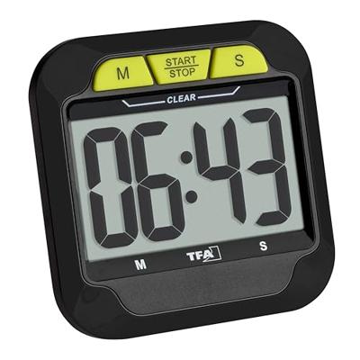 TFA Dostmann Digitaler Timer und Stoppuhr mit großen Ziffern Timer Zwart Digitaal