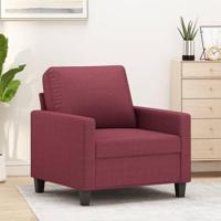 Fauteuil 60 cm stof wijnrood - thumbnail