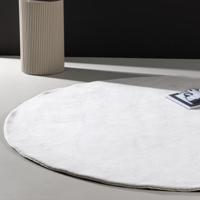 Nohr Rond Vloerkleed 'Shimika' 200cm, kleur Wit - thumbnail