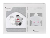 Interbaby badcape en nachtlamp ster junior katoen - thumbnail