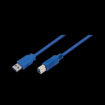 USB 3.0 A Male to B Male, blue, 1M, CU0044 USB 3.0 A Male to B Male, blue, 1M, CU0044