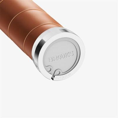 BROOKS Slender leather grips (130+130mm) - honey - thumbnail