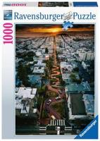 Ravensburger Puzzel San Francisco Lombard Street 1000 Stukjes - thumbnail
