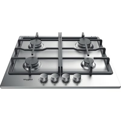 Whirlpool TGML 660 IX NL Gas kookplaat Grijs