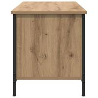 TV-kast artisanaal eikenkleurig 100 x 40 x 45 cm Bewerkt hout - thumbnail