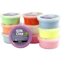 Silk Clay - felle kleuren, 10x40gr - thumbnail