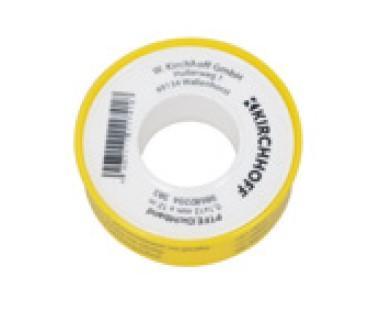 Kirchhoff PTFE schroefdraad afdichtingstape, 0,1 x 12 mm x 12 m, DVGW - 98682204