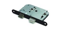 Dulimex Woningbouw toilet-/badkamerslot zwart 63/8 mm - thumbnail