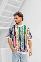 Carlo Colucci C9650 591 Crewneck T-Shirt Heren - Maat XL - Kleur: Multicolour | Soccerfanshop - thumbnail
