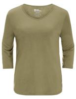 Jack wolfskin Mola 3/4 T-Shirt Dames Bay Leaf S - thumbnail