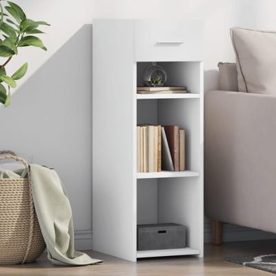 Dressoir 30x42,5x93 cm bewerkt hout wit Dressoir 30x42,5x93 cm bewerkt hout wit