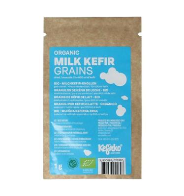 Kefirko Starter melk kefir korrels bio 1 Gram