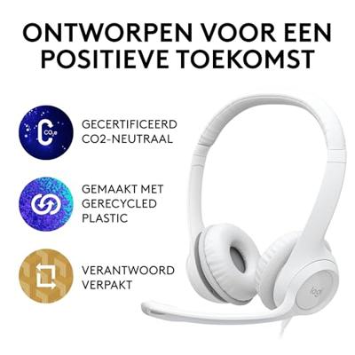 Oordopjes Logitech H390 Wit