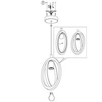 Eglo Houten hanglampBasildon - 43461 - thumbnail