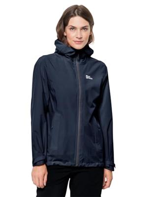 Jack wolfskin Pack & Go Jas Dames Hardshell Jas Night Blue L Jack wolfskin Pack & Go Jas Dames Hardshell Jas Night Blue L