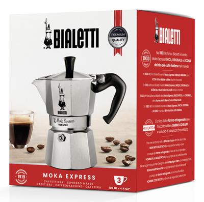 Italiaanse Koffiepot Bialetti MOKA Zilverkleurig Metaal - thumbnail