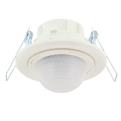 Klemko bewegingsmelder plafond Inbouw PIR 2300W 360° ø = 10M hoogte 2.5 tot 5 meter 870580