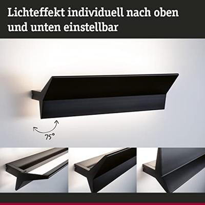 Paulmann Stine 79511 Wandlamp 13 W LED Zwart (mat) Paulmann Stine 79511 Wandlamp 13 W LED Zwart (mat)