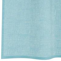 Gordijnen Voile met lussen 2 st 140x140 cm turkoois - thumbnail