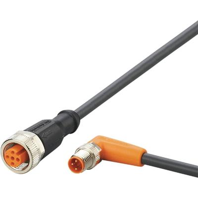 ifm Electronic EVC674 Verbindingskabel Aantal polen (sensoren): 3, 5 Stekker, haaks, Bus, recht 0.3 m 1 stuk(s)