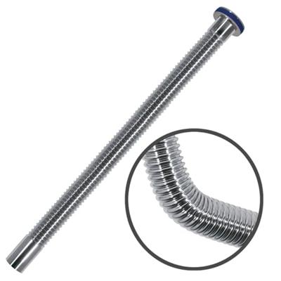 Afvoerslang, flexibel, van messing, lang,500 mm