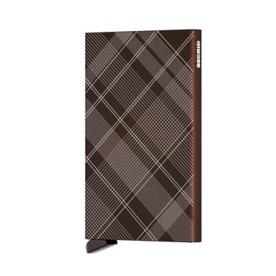 Secrid Cardprotector Kaarthouder Laser Tartan Brown