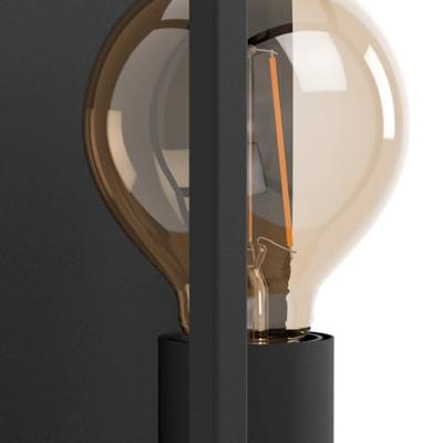 Eglo WandlampLibertad zwart met hout - 99796