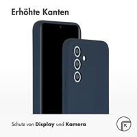 Accezz Liquid Silicone Backcover Samsung Galaxy A54 (5G) Telefoonhoesje Blauw - thumbnail