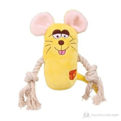 TRIXIE PLUCHE DIER MET TOUW EN TENNISBAL ASSORTI 16 CM 3 ST