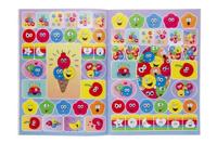 LG-Imports Kleurboek met stickervel lachgezicht - thumbnail