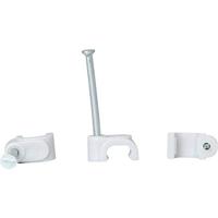 Kopp 346304082 Spijkerclip 346304082 Bundel-Ø (bereik) 5 tot 10 mm Voor lintkabel Grijs 50 stuk(s) - thumbnail