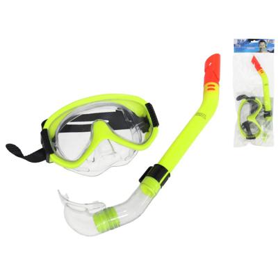 Snorkelset Pro Geel voor Volwassenen