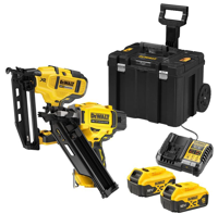 DeWALT DCK246P2T Accu Combiset Afwerktacker DCN660 en Constructietacker DCN930 18V 5.0Ah in Koffer - thumbnail