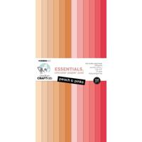 Creative Craftlab • essentials unicolor paper pad peach & pinks - thumbnail