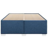 Bedframe zonder matras stof blauw 160x200 cm - thumbnail