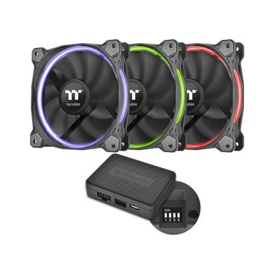 Thermaltake RIING 14 LED PC-ventilator RGB (b x h x d) 140 x 140 x 25 mm Incl. LED-verlichting Thermaltake RIING 14 LED PC-ventilator RGB (b x h x d) 140 x 140 x 25 mm Incl. LED-verlichting