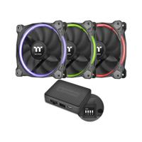 Thermaltake RIING 14 LED PC-ventilator RGB (b x h x d) 140 x 140 x 25 mm Incl. LED-verlichting - thumbnail