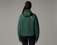 The North Face Dotknit Thermal FZ Hoodie Fleece Dames Duck Green S - thumbnail