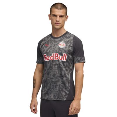 PUMA Red Bull Salzburg Trainingsshirt 2025-2026 Donkergrijs Zwart Rood