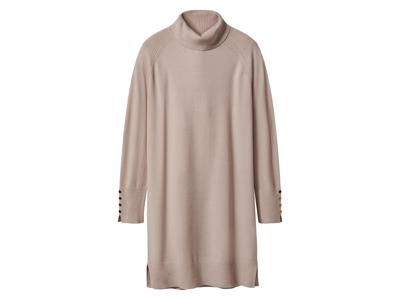 esmara Gebreide dames jurk (Beige, XS (32/34))