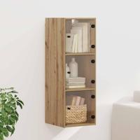 Wandkast Artisan Eiken 35 x 37 x 102 cm Bewerkt hout - thumbnail