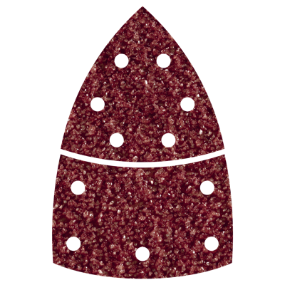 Wolfcraft Hechtschuurbladen | K60 | Geperforeerd | 95mm | 10 stuks - 1812000